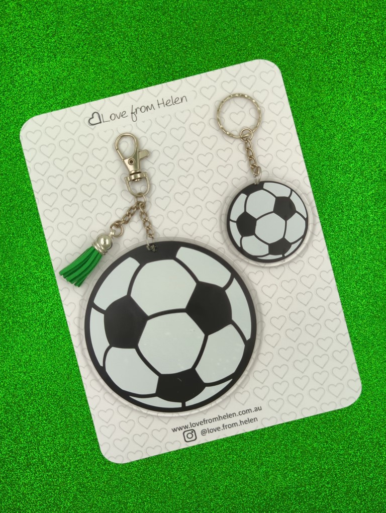 Soccer Ball Tag Love From Helen