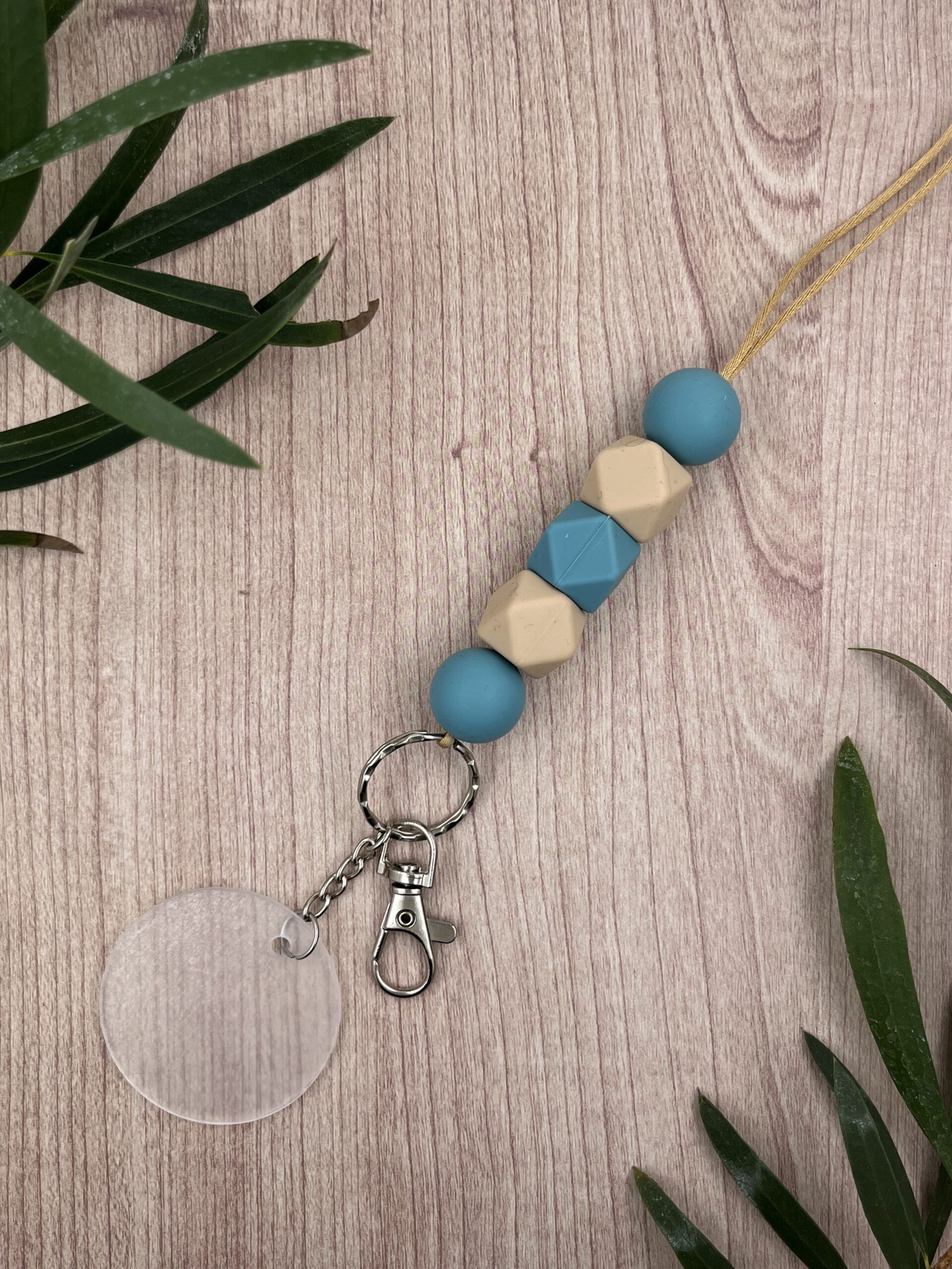 Creamy Teal Lanyard Love From Helen