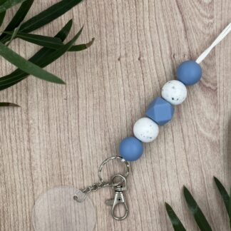Cornflower Marble Lanyard